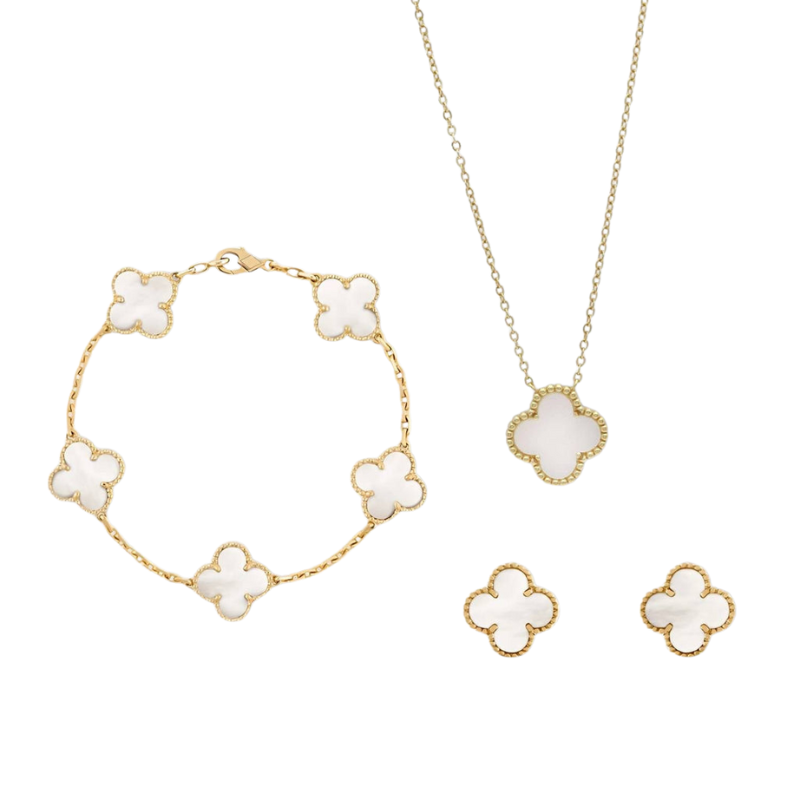 Veloria – Luxe Sieradenset met Ketting, Armband en Oorbellen