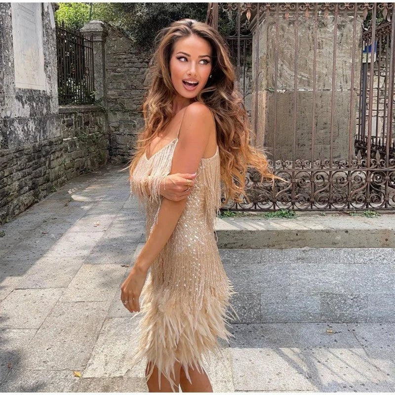 Melina - Moderne midi-jurk met flatterende pasvorm en sensueel silhouet