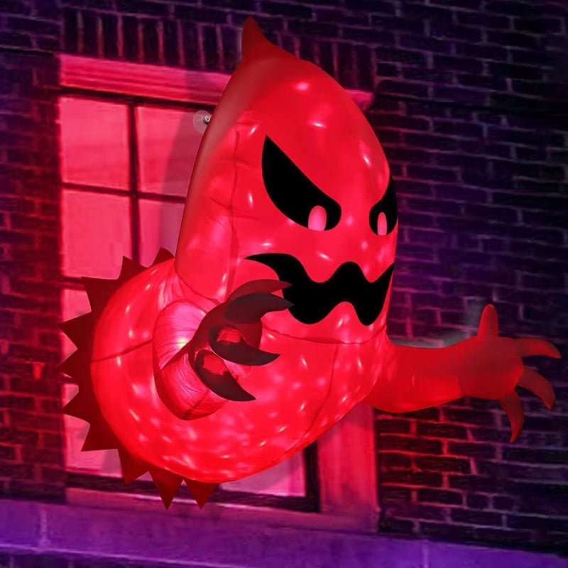 PhantomGlow – Opblaasbare Halloween Geest met LED-verlichting
