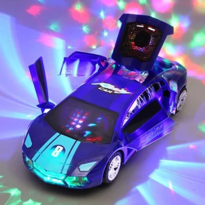 VortexDrive – Multidirectionele speelgoedauto met geluidseffecten en stuntwielontwerp