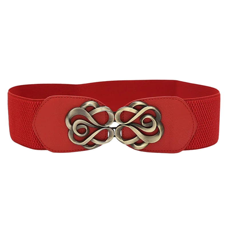 Julia – Riem in retrostijl met decoratieve gesp