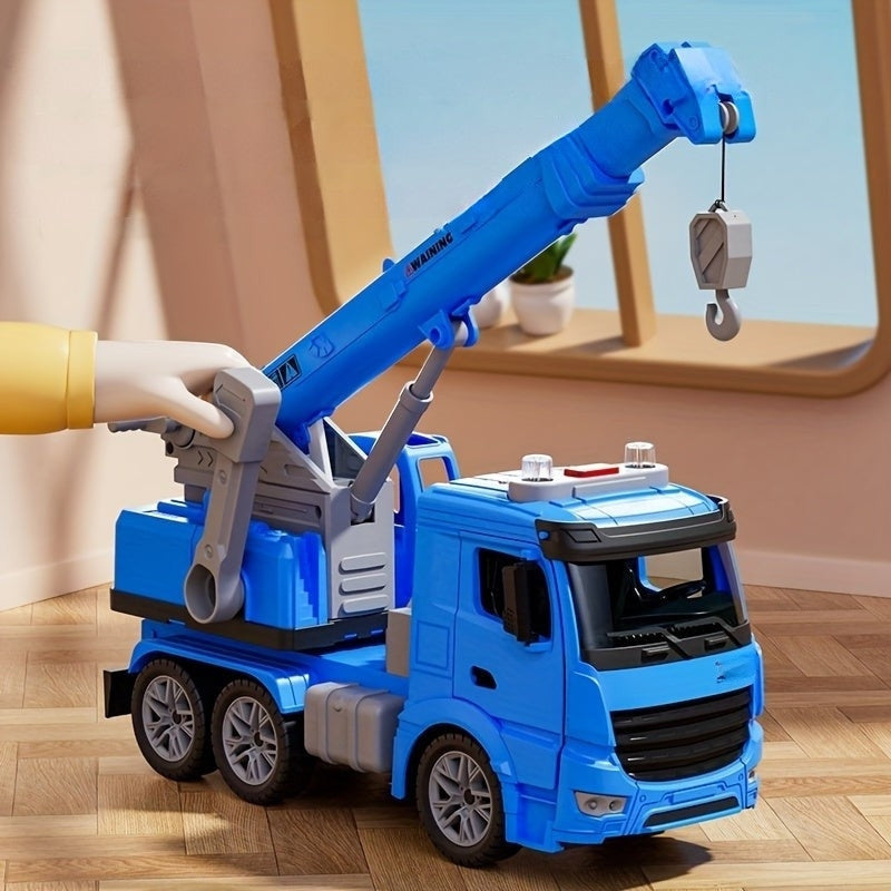LiftMaster – Speelgoed Kraanwagen met Realistische Geluiden en Beweegbare Arm
