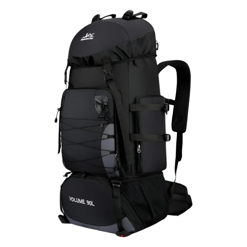 HikePro – Waterdichte Nylon Rugzak met Grote 90L Capaciteit