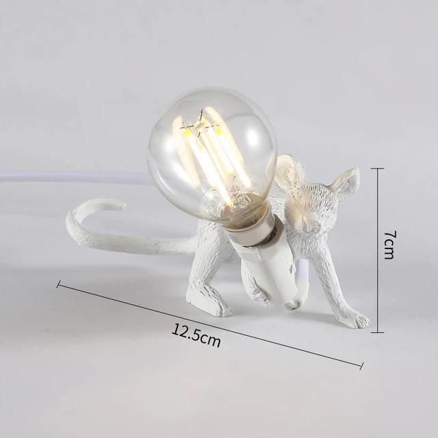 GlowNest - Speelse lamp in de vorm van een muis