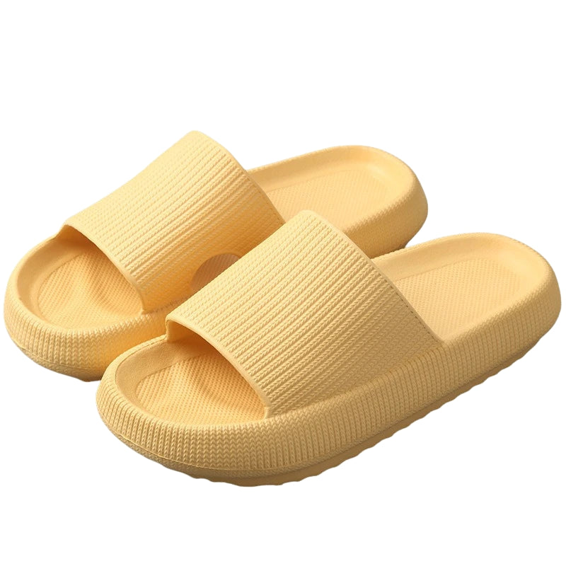 ComfoStep – Open Slippers met Dikke Platte Zool voor Dagelijks Gebruik