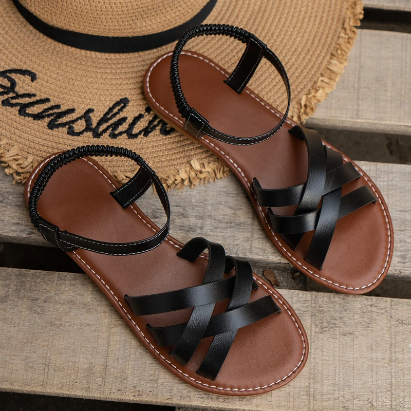 Luna - Stijlvolle sandalen met open neus en relaxte pasvorm