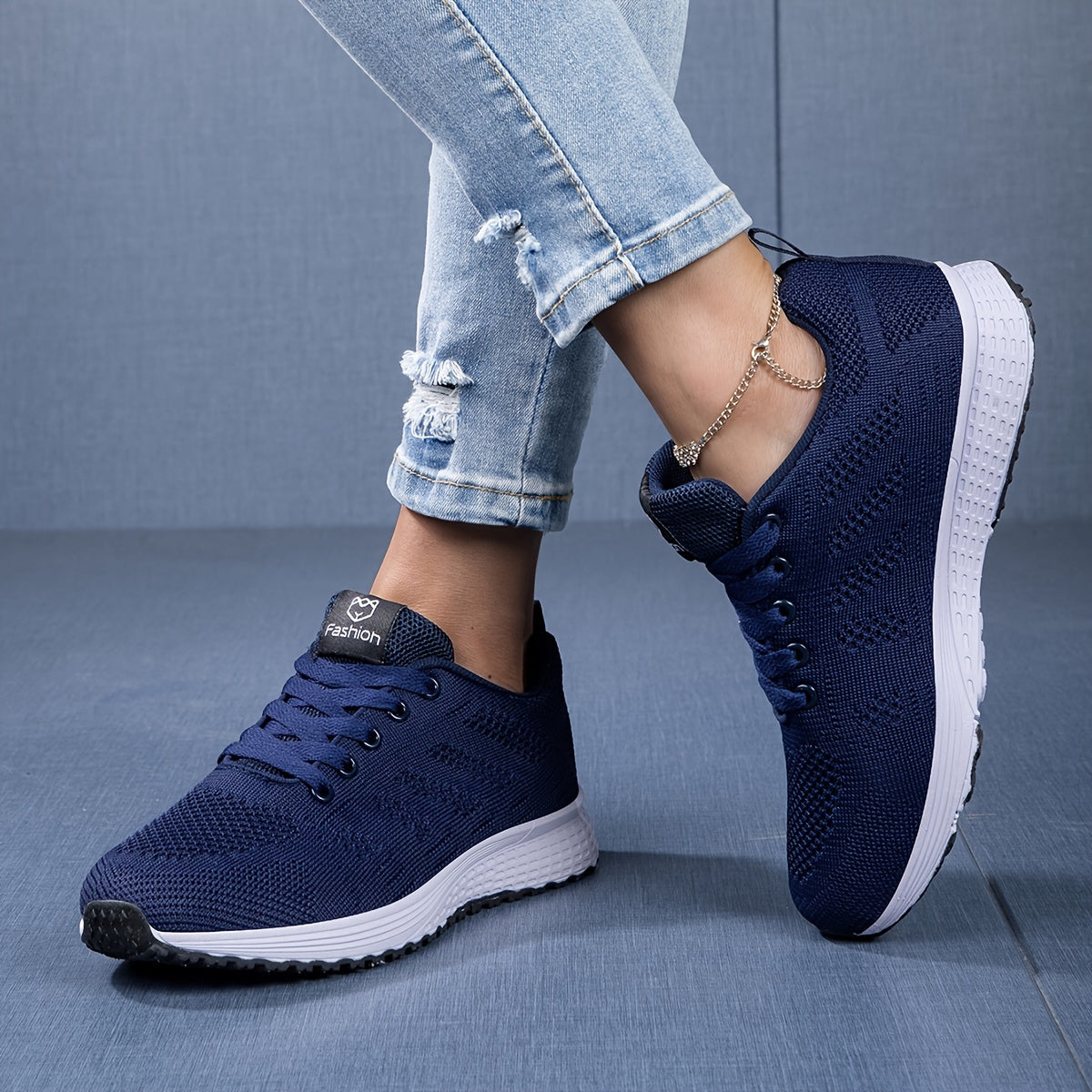 Megan - Stijlvolle Athletic schoenen met vetersluiting