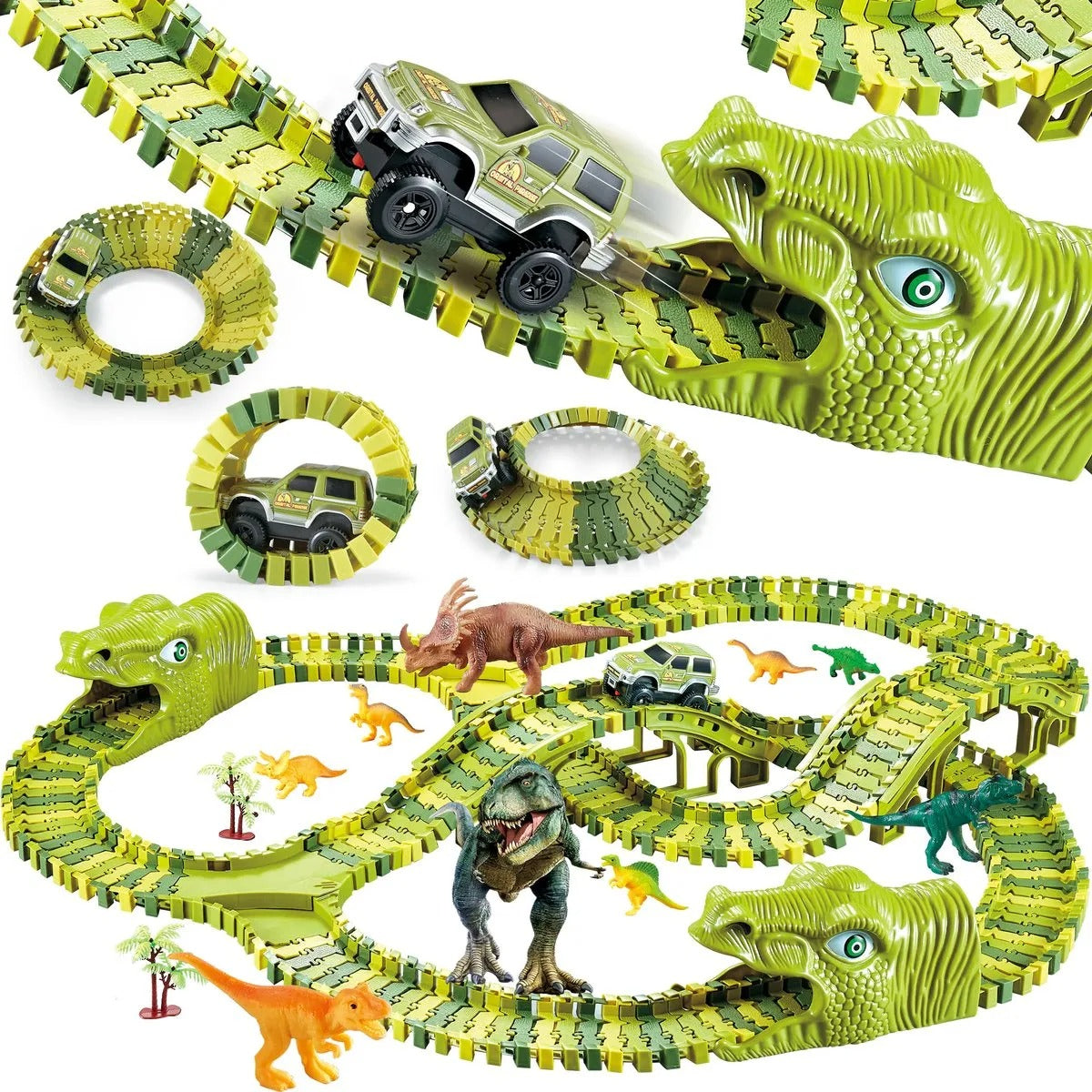 DinoTrack - Dino Race Avontuur met Interactieve Accessoires voor Eindeloos Plezier