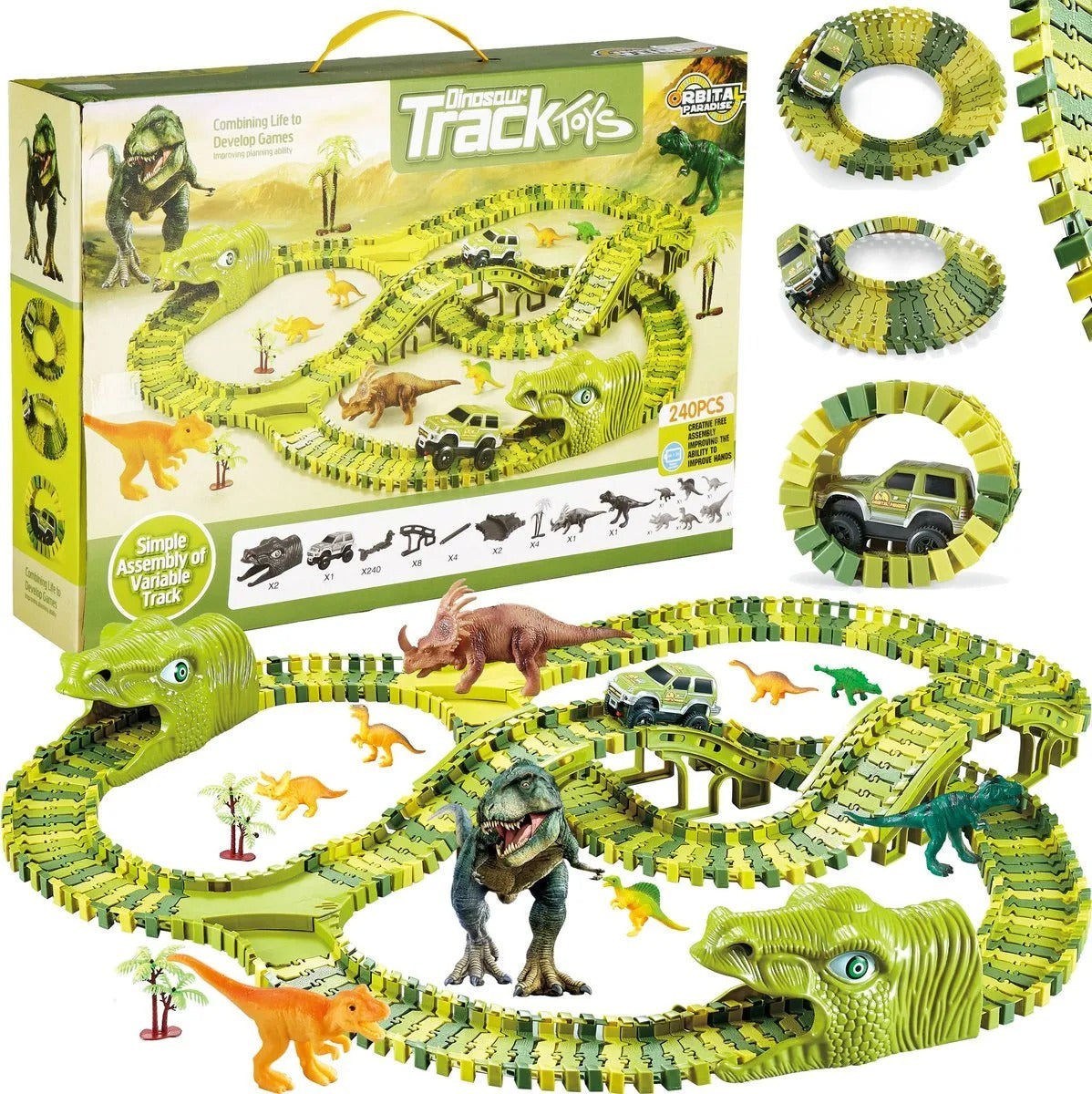 DinoTrack - Dino Race Avontuur met Interactieve Accessoires voor Eindeloos Plezier