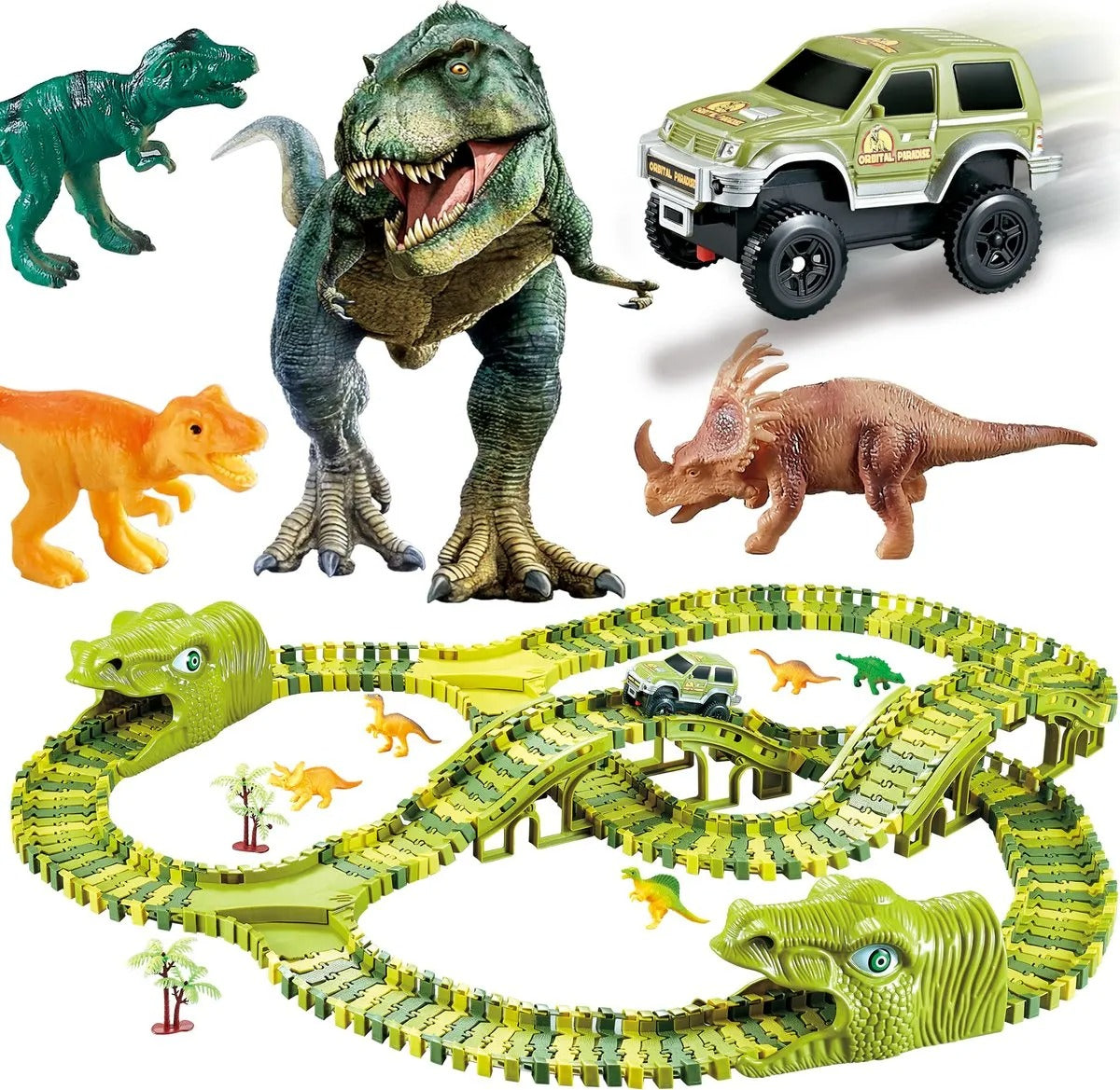 DinoTrack - Dino Race Avontuur met Interactieve Accessoires voor Eindeloos Plezier