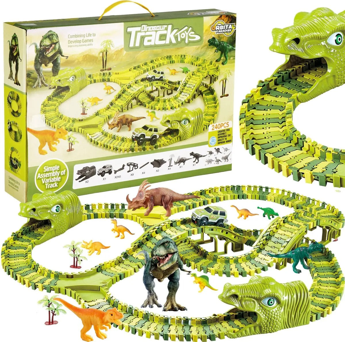 DinoTrack - Dino Race Avontuur met Interactieve Accessoires voor Eindeloos Plezier