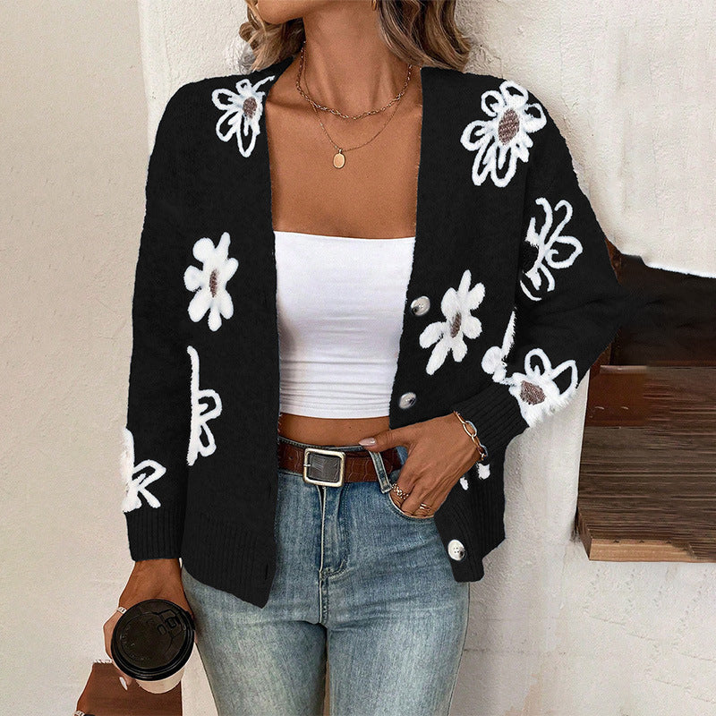 Lily - Charmant vest met bloemenprint en knoopsluiting