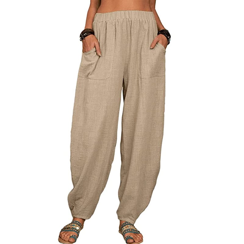 Olivia – Elegante broek met elastische taille en praktische zakken