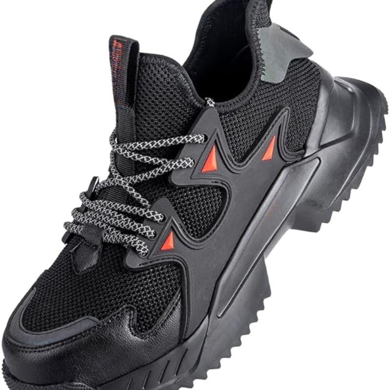 Henry - Schoenen met stalen neus, antislipzool en vetersluiting