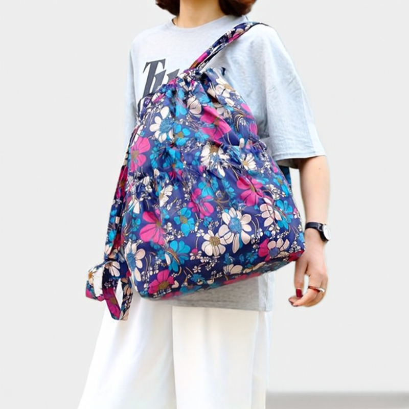 GeoPack – Drawstring Rugzak met Geometrisch Ontwerp