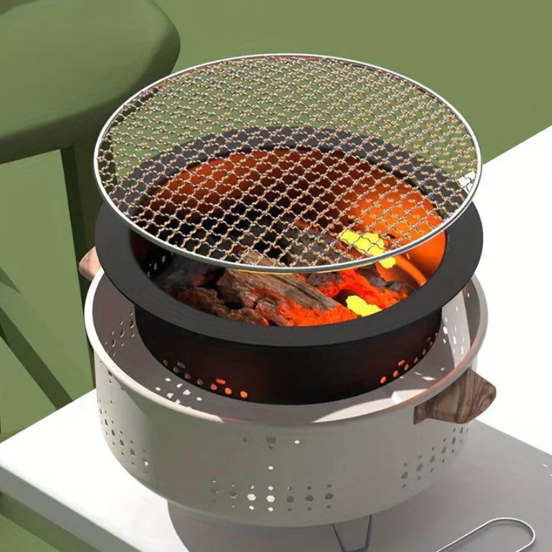 SmokeMate – Draagbare houtskoolgrill met compact rookreducerend ontwerp