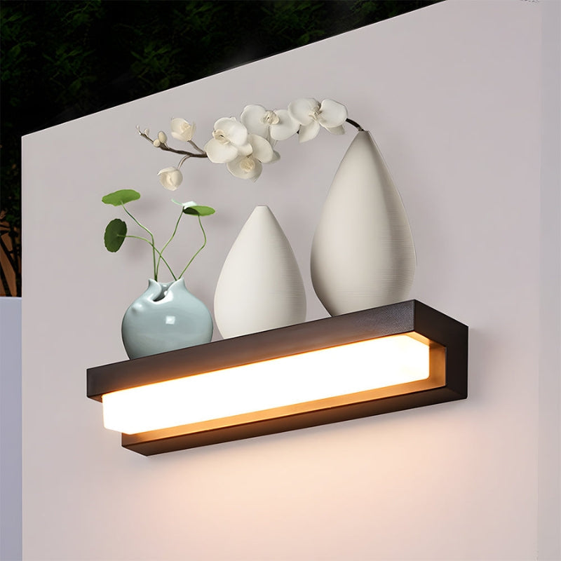 BrightLine – Rechthoekige Buitenwandlamp met Strak Ontwerp