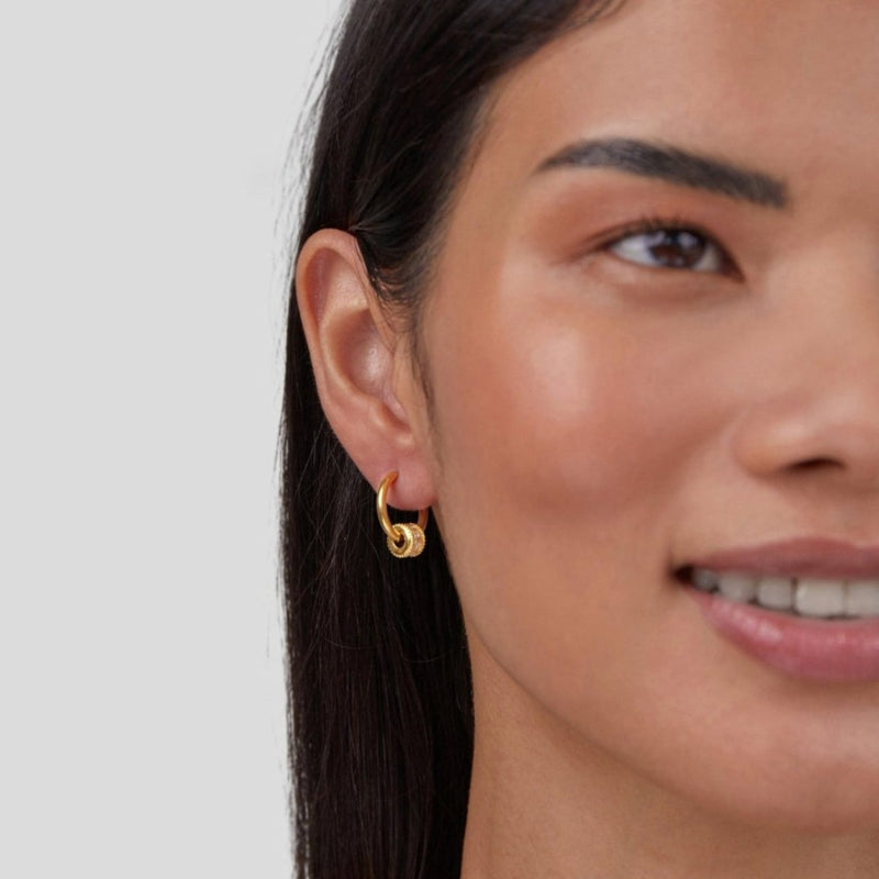 Sophia – Elegante creolen met bijpassende hangerkettingset