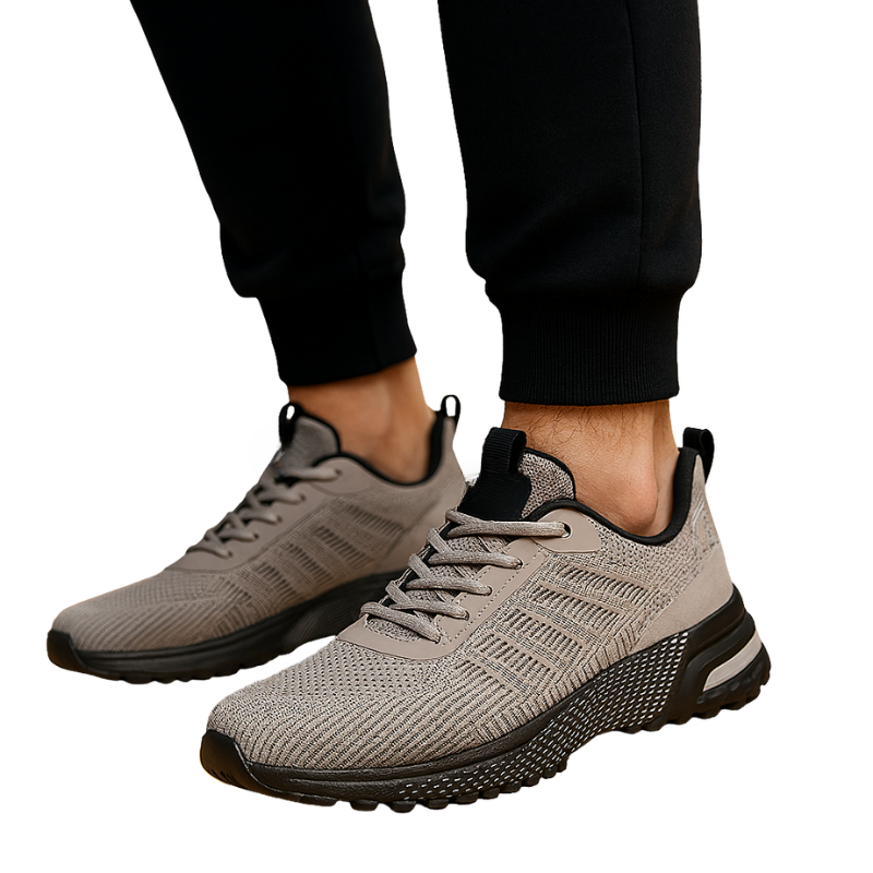William – Mesh veterschoenen voor hardlopen met antislip zool