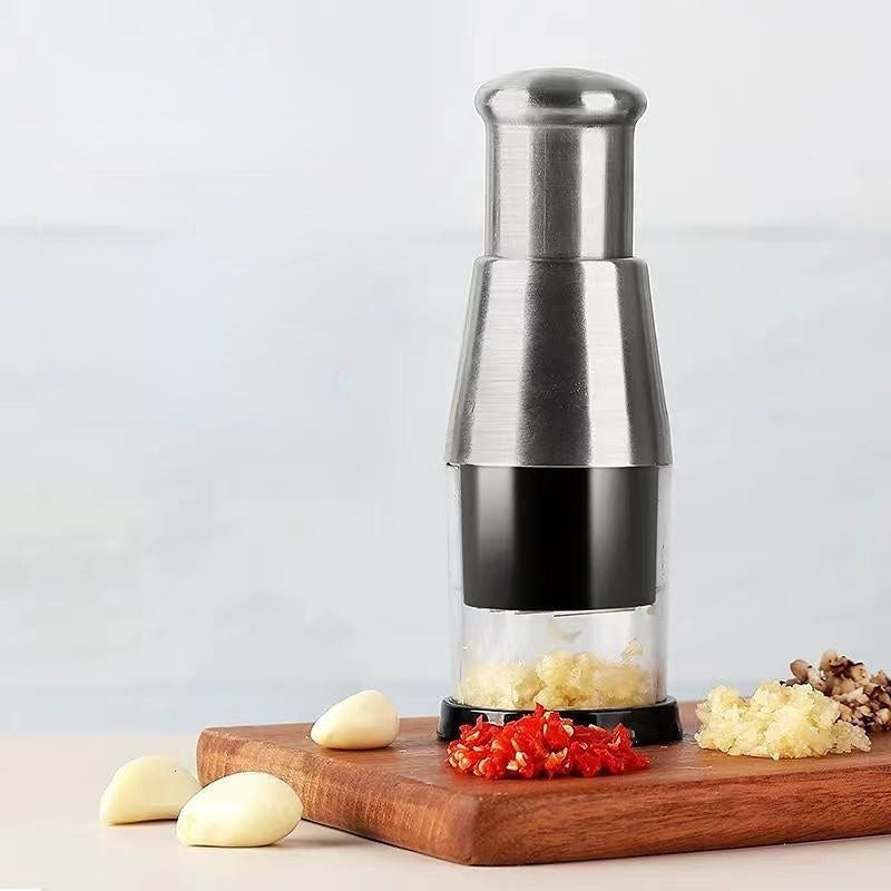 ChopMaster – Handheld Hakmes met RVS Messen voor Efficiënte Voedselbereiding