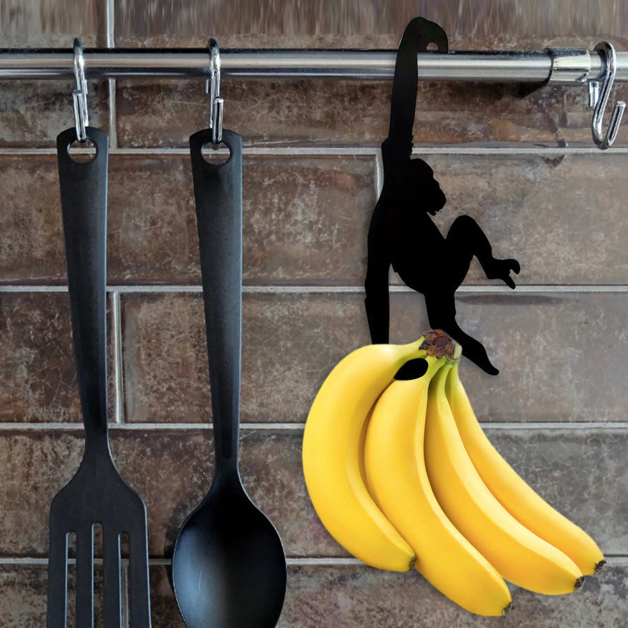 MonkeyGrip - Speelse aap bananenhouder voor in de keuken