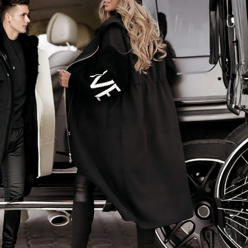 Aylin – Patchworkjas met lange mouwen