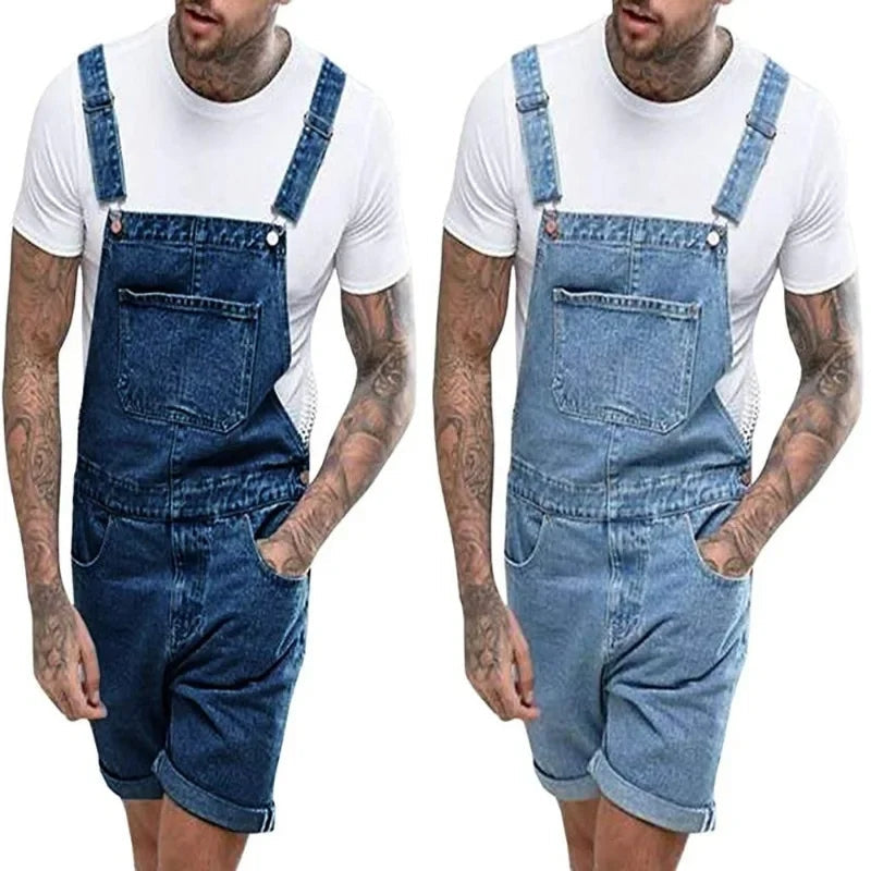 Lucas – Casual Overalls met Verstelbare Bandjes en Zakjes