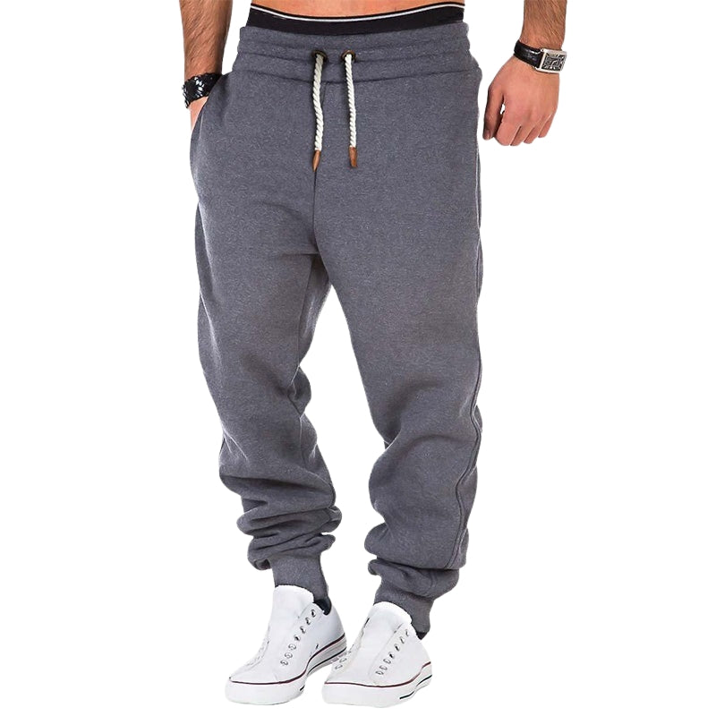 Max – Moderne Joggingbroek met Trekkoord Enkelmodel en Zijzakken