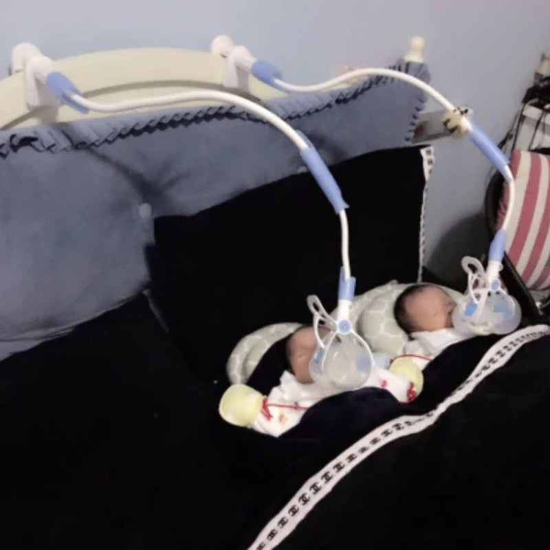 BebeFlex – Handsfree Flessenhouder met Flexibele Buis en Stabiele Basis