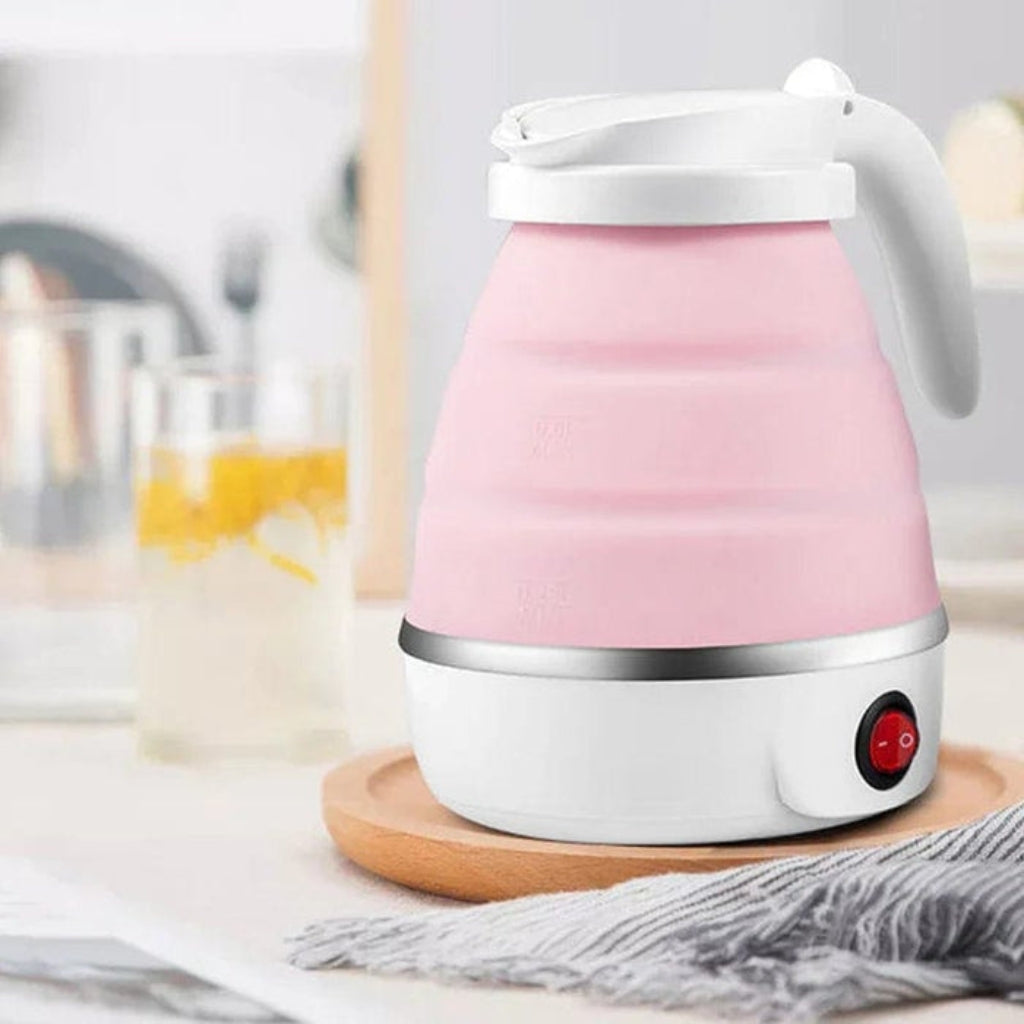QuickBrew – Mini Elektrische Waterkoker met Draagbaar en Opvouwbaar Ontwerp