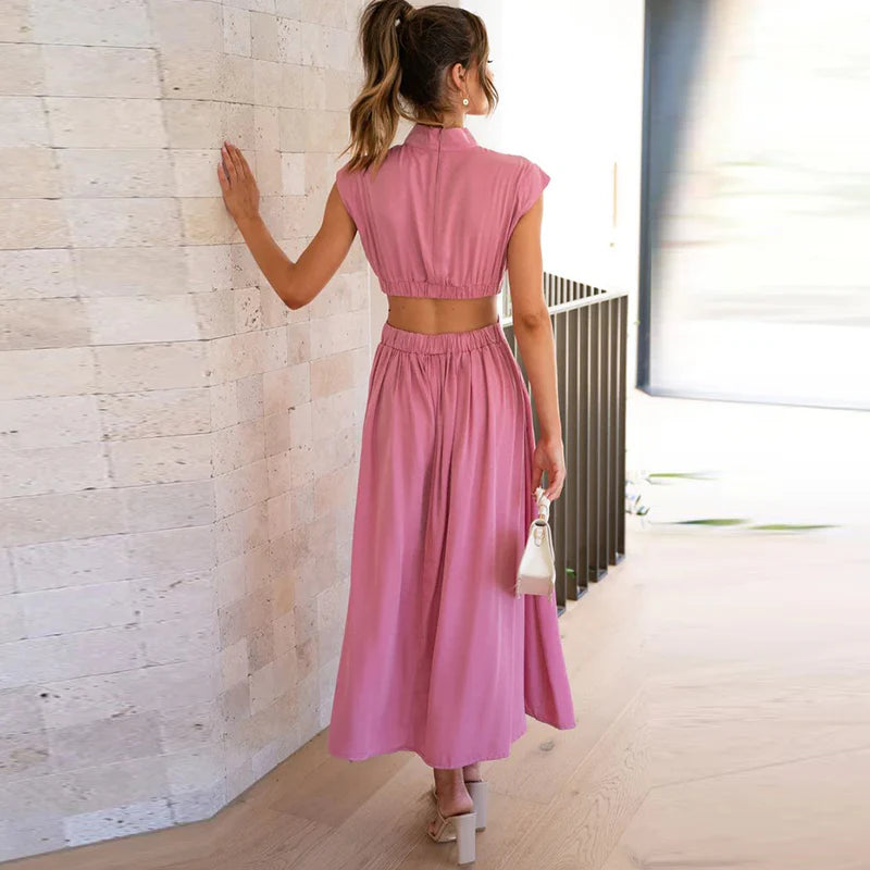 GlamGrace™ - Lange Elegante Maxi Jurk