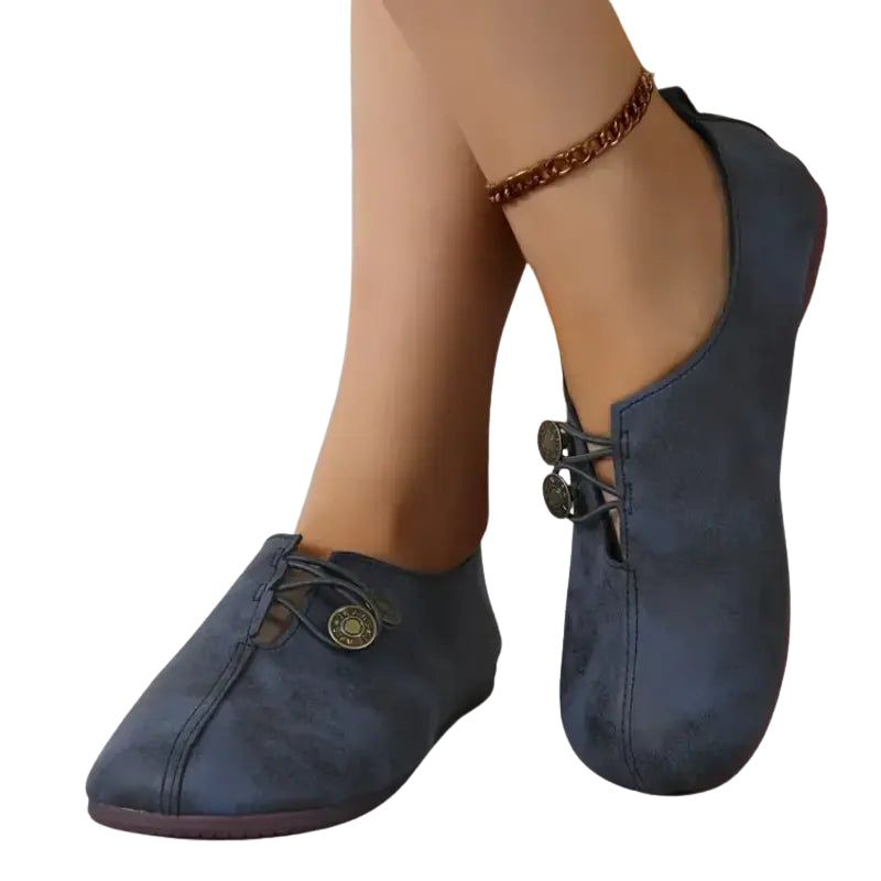 Lydia – Veterschoenen voor Dames met Gevoerde Binnenzool en Slank Silhouet