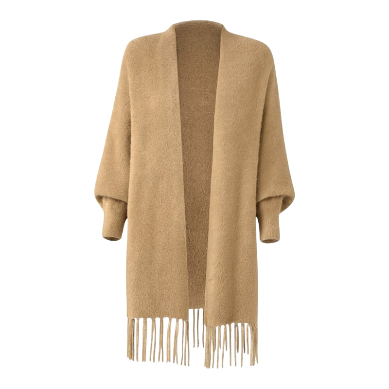 Luna – Moderne Open voorkant Cardigan met Lange Mouwen