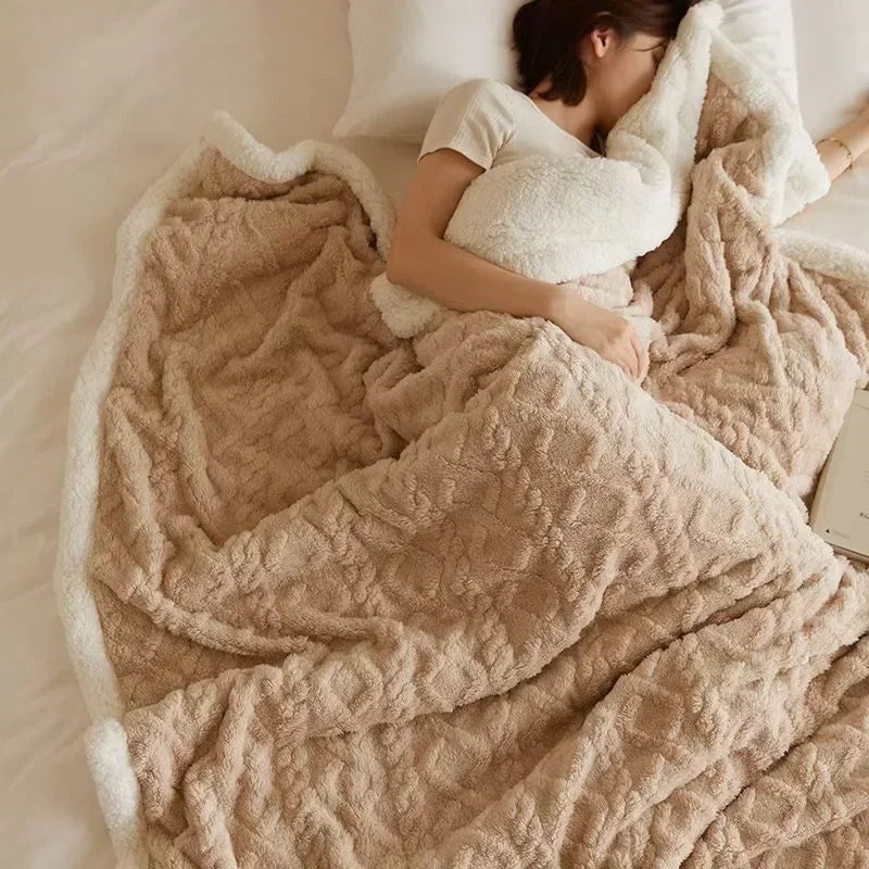 CozyNest – Dikke comfortdeken met zachte lagen en volledige warmte