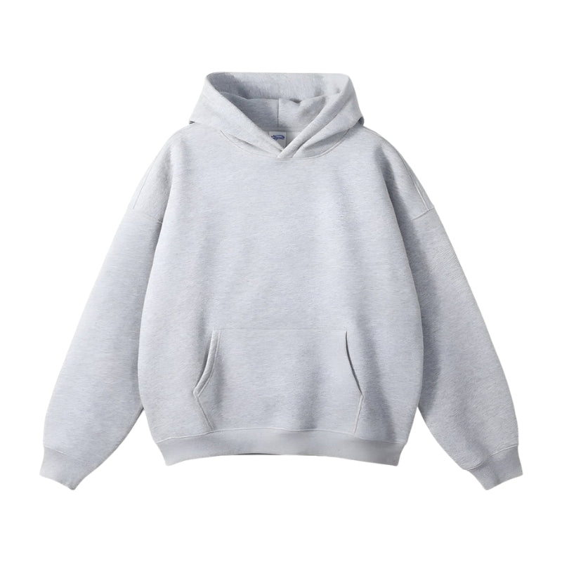 Ursula – Katoenen Hoodie met Kangoeroezak en Lange Mouwen