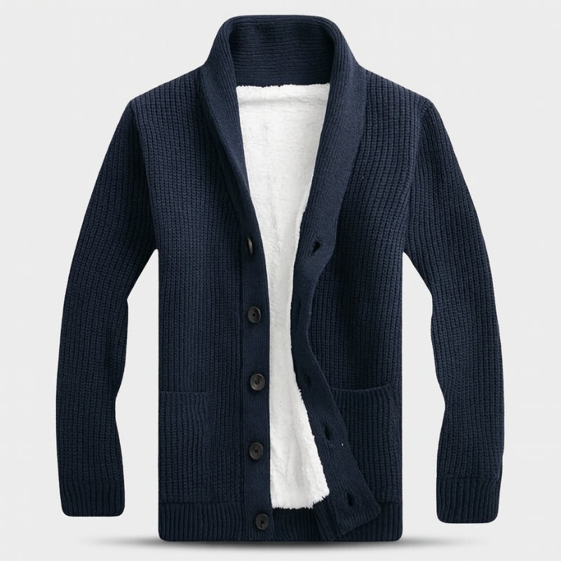 Aiden - Klassiek Vest met Lange Mouwen en Knopen aan de Voorkant