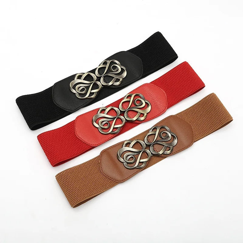 Julia – Riem in retrostijl met decoratieve gesp