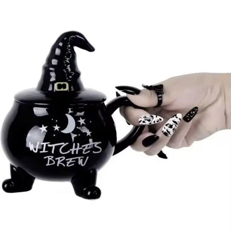 SpookySips - Cauldron Keramische Mok voor Halloween en Themed Feestjes