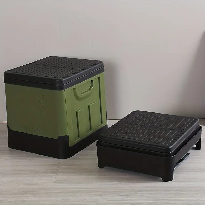 GoComfort - Draagbaar Vouwtoilet met Inklapbare Opslag