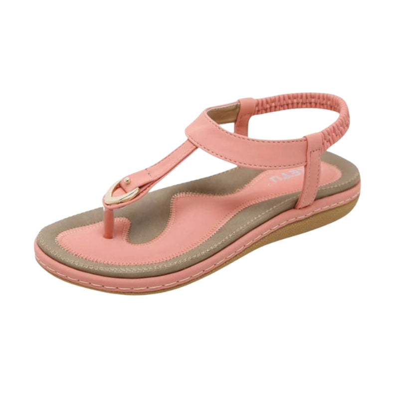 Giselle – Sandalen met Platte Zool en Verstelbaar Bandje