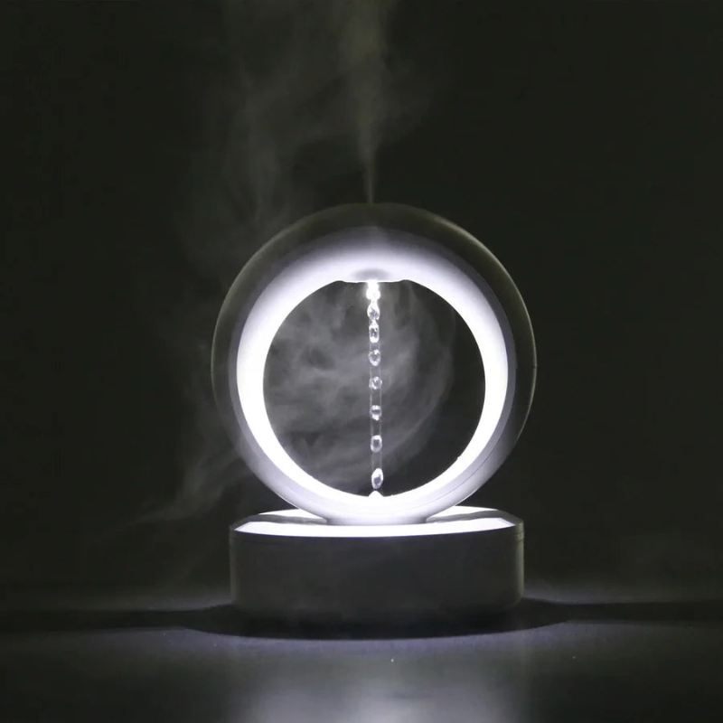 AromaLuxe – Ultrasone Essentiële Olie Diffuser met LED-verlichting en Instelbare Nevel