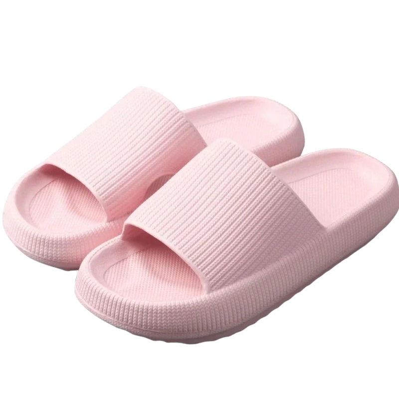 ComfoStep – Open Slippers met Dikke Platte Zool voor Dagelijks Gebruik