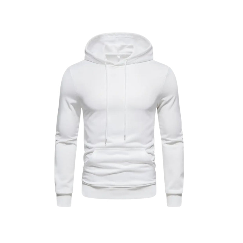 Benjamin – Hoodie met lange mouwen en kangaroozak aan de voorkant