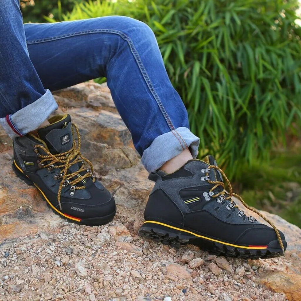 Dirk - Veterschoenen met Ronde Teen