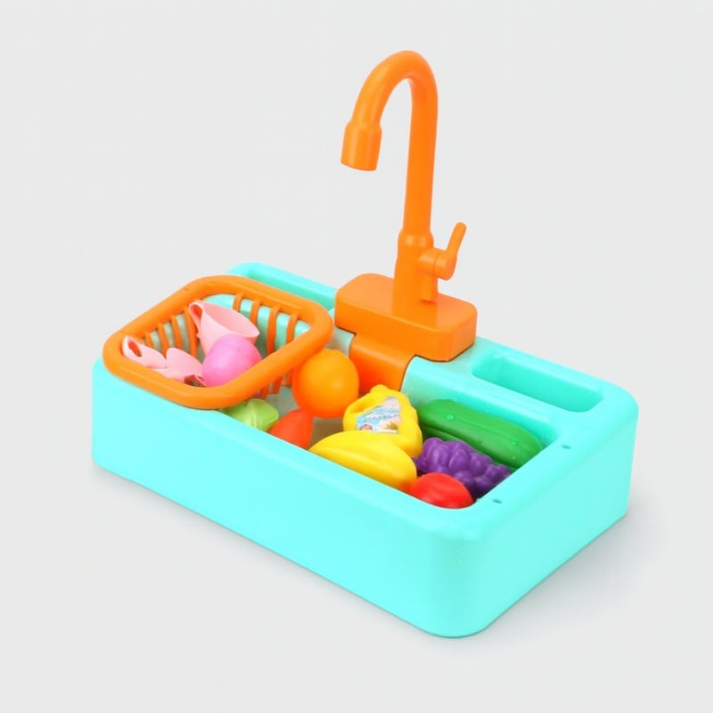 SinkSprout – Mini Gooi Speelset met Kraan en Groente Speelgoed