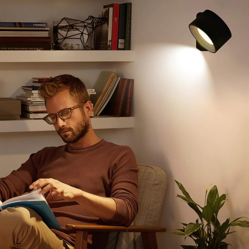 FreedomGlow – Oplaadbare Muur Lamp met Aanraak Sensor en 360° Rotatie