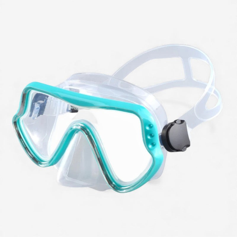 AquaView – Verstelbaar Duikmasker met Neusbedekking voor Onderwatergebruik