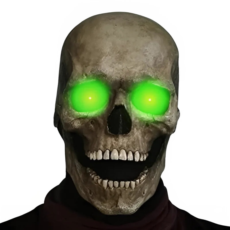 SkullMask - Integraal latex kostuummasker met heldere ogen voor seizoensgebonden gebruik