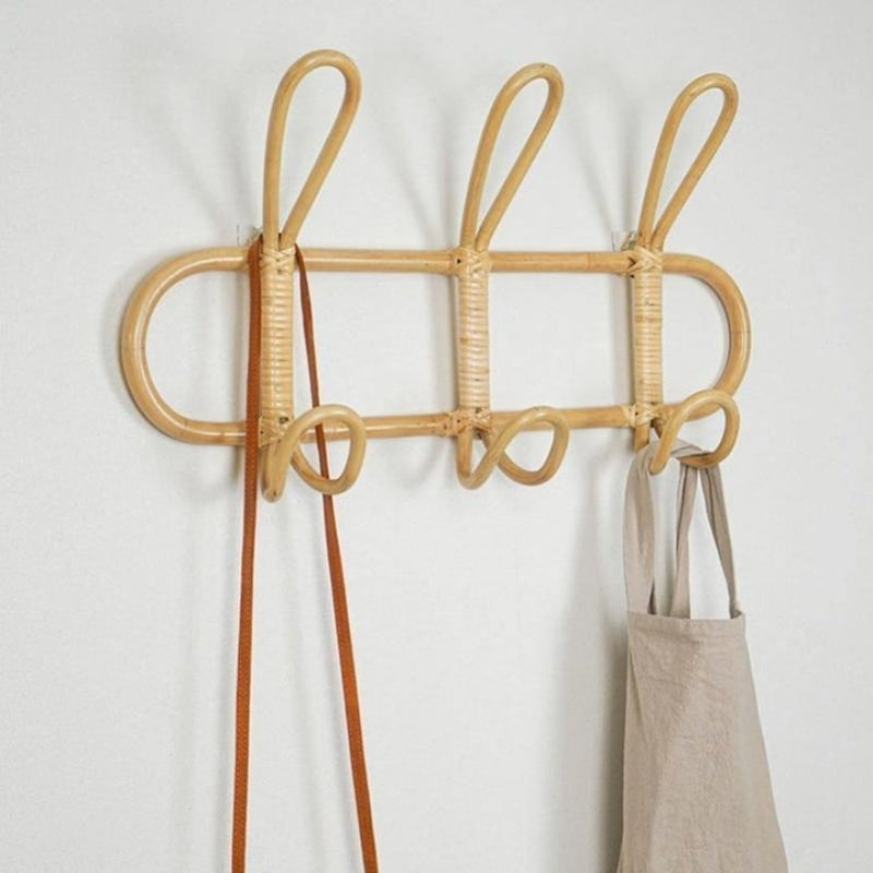 HookTale - Wandgemonteerde drievoudige haak met compact gebogen ontwerp voor accessoires