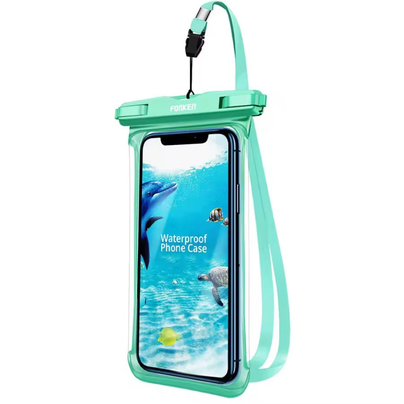 AquaShield – Waterdichte Telefoonhoes met Touchscreen Toegang en Universele Pasvorm